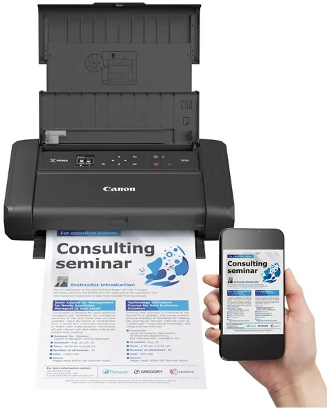 Canon PIXMA TR150 med batteri Fotoprinter - Färg - Bläck
